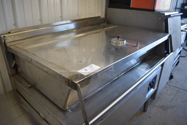 BEAUTIFUL! Cleveland Stainless Steel Commercial Floor Style Braising Pan. 46x38x44 - Image 6 of 10