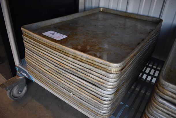 20 Metal Full Size Baking Pans. 18x26x1. 20 Times Your Bid! - Image 2 of 3