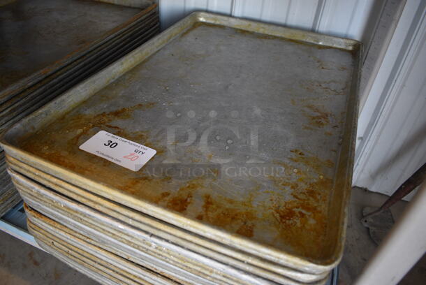 20 Metal Full Size Baking Pans. 18x26x1. 20 Times Your Bid! - Image 3 of 4