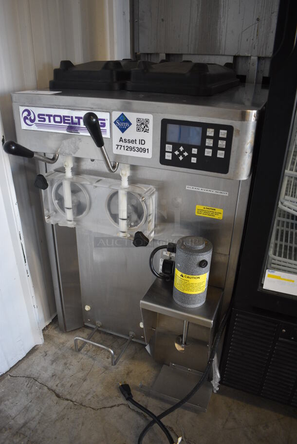 MARVELOUS! 2015 Stoelting Model SF121-38I2 Stainless Steel Commercial Countertop Air Cooled 2 Flavor Soft Serve Ice Cream Machine w/ Milkshake Mixer. 208-240 Volts, 1 Phase. 22x29x36 - Image 2 of 8