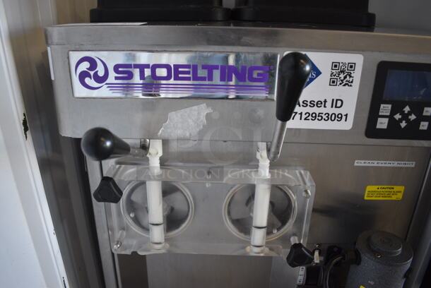 MARVELOUS! 2015 Stoelting Model SF121-38I2 Stainless Steel Commercial Countertop Air Cooled 2 Flavor Soft Serve Ice Cream Machine w/ Milkshake Mixer. 208-240 Volts, 1 Phase. 22x29x36 - Image 6 of 8