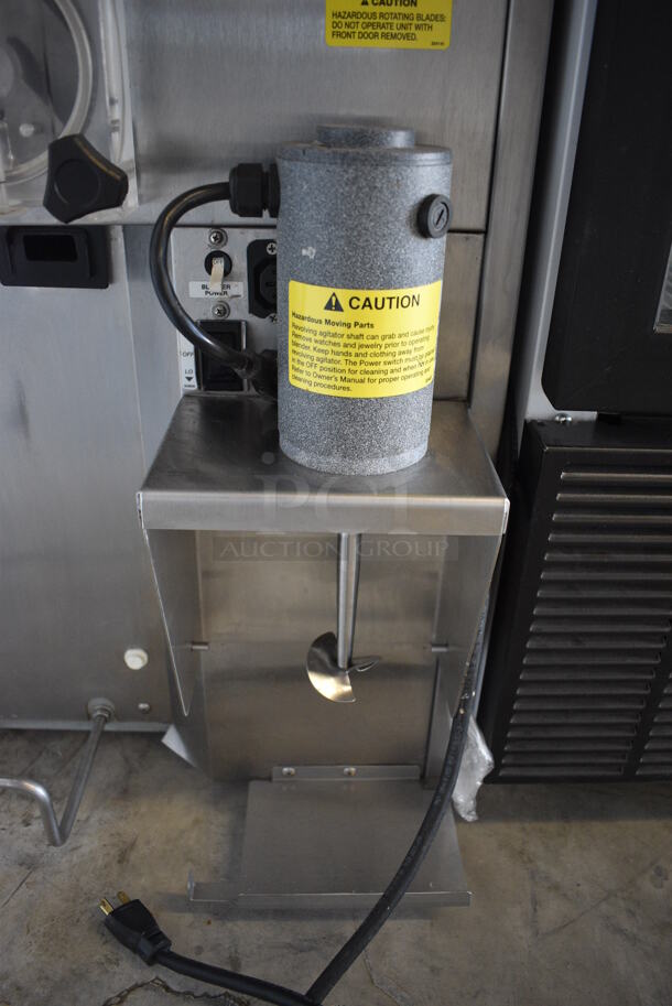 MARVELOUS! 2015 Stoelting Model SF121-38I2 Stainless Steel Commercial Countertop Air Cooled 2 Flavor Soft Serve Ice Cream Machine w/ Milkshake Mixer. 208-240 Volts, 1 Phase. 22x29x36 - Image 7 of 8