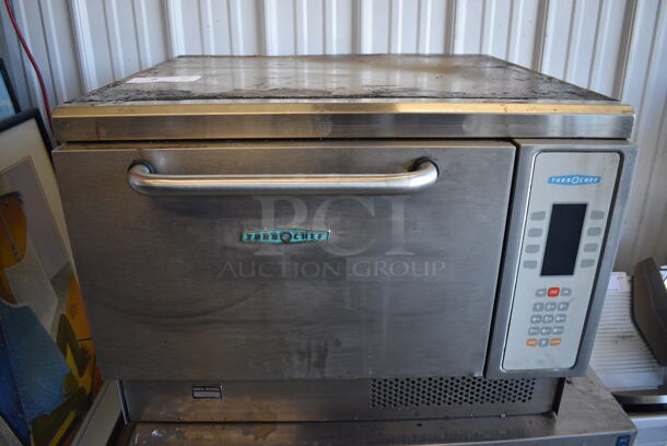 FANTASTIC! Turbochef Model NGC Stainless Steel Commercial Countertop Electric Powered Rapid Cook Oven on Stainless Steel Equipment Stand w/ Commercial Casters. 208/230-240 Volts, 1 Phase. 30x30x36.5 - Image 3 of 7