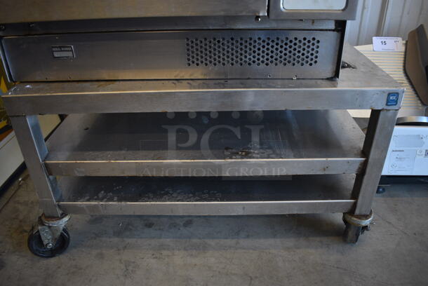 FANTASTIC! Turbochef Model NGC Stainless Steel Commercial Countertop Electric Powered Rapid Cook Oven on Stainless Steel Equipment Stand w/ Commercial Casters. 208/230-240 Volts, 1 Phase. 30x30x36.5 - Image 7 of 7