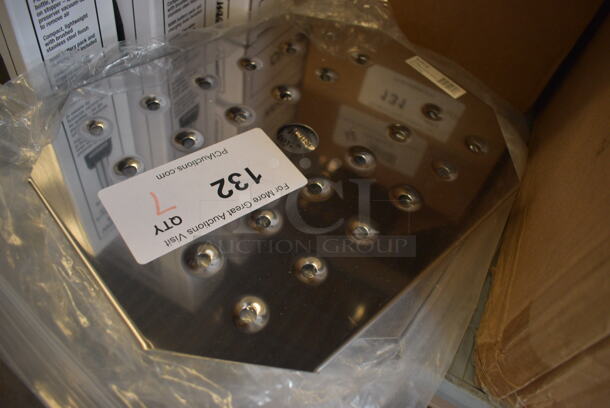 7 BRAND NEW IN BOX! Winco Stainless Steel Commercial Strainers. 11x9x0.5. 7 Times Your Bid! - Image 2 of 3