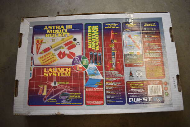 BRAND NEW IN BOX! Quest Astra III Model Rocket Starter Set - Image 2 of 2