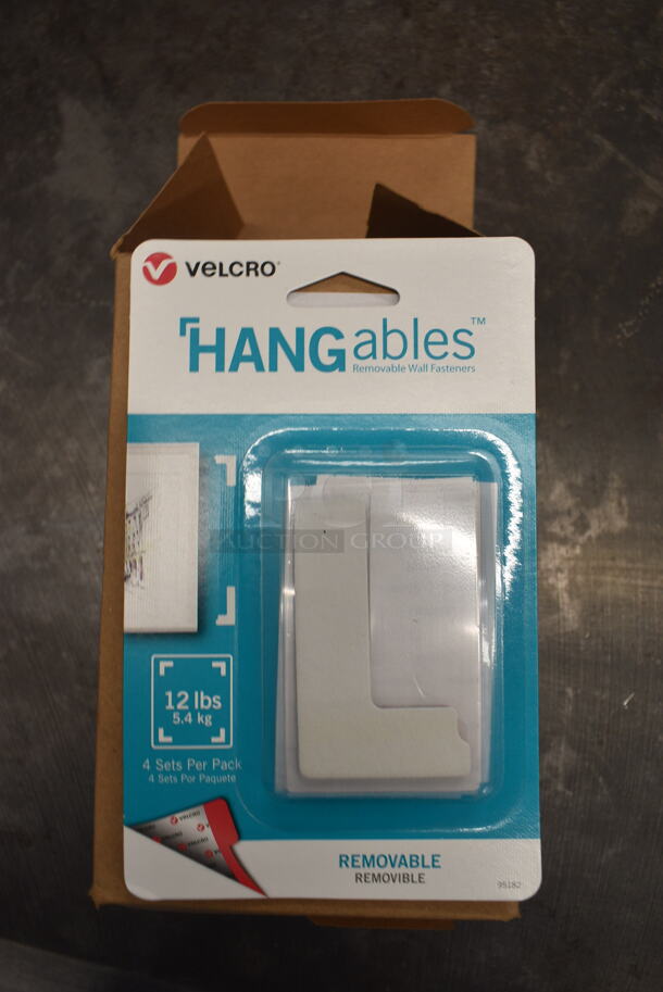 6 BRAND NEW IN BOX! Hangables Velcro Wall Fasteners. 6 Times Your Bid!