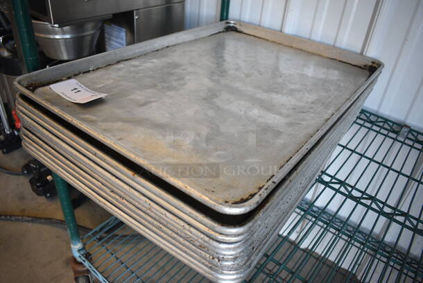 10 Metal Full Size Baking Pans. 18x26x1. 10 Times Your Bid! - Image 2 of 3