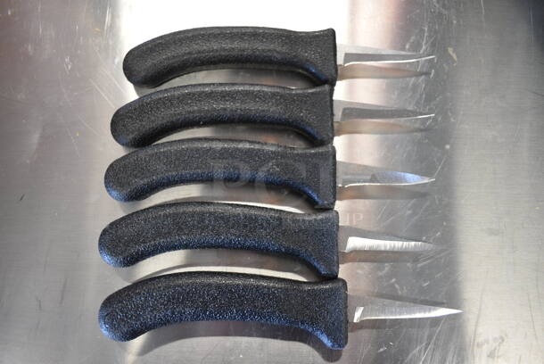 5 SHARPENED Stainless Steel Poultry Knives. 7.5