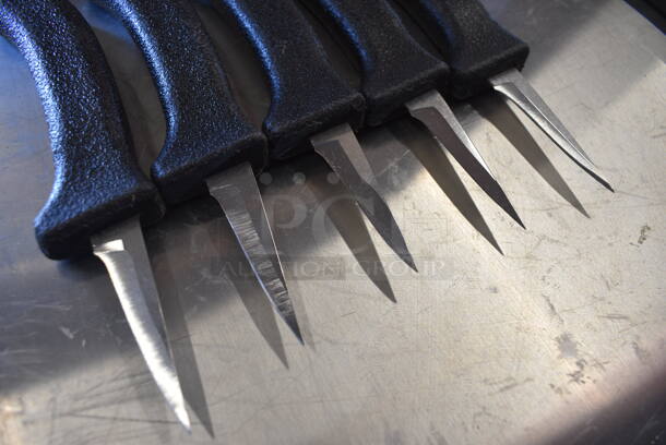 5 SHARPENED Stainless Steel Poultry Knives. 7.5". 5 Times Your Bid! - Image 2 of 5