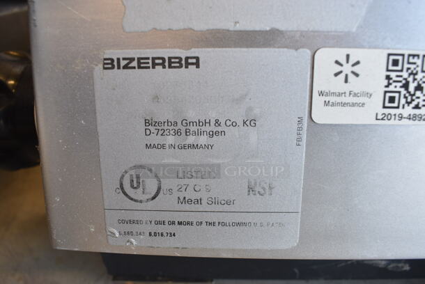GREAT! Bizerba Stainless Steel Commercial Countertop Meat Slicer. 120 Volts, 1 Phase. 28x24x25. Tested and Powers On But Blade Does Not Turn - Image 5 of 6