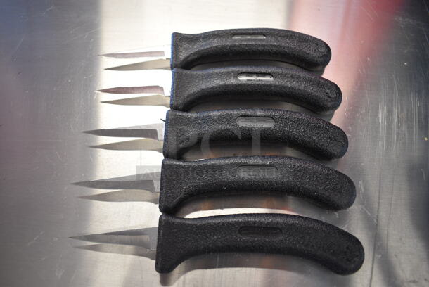 5 SHARPENED Stainless Steel Poultry Knives. 7.5