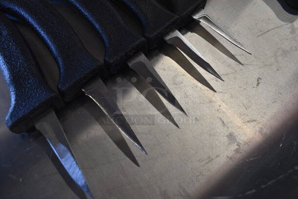 5 SHARPENED Stainless Steel Poultry Knives. 7.5". 5 Times Your Bid! - Image 2 of 4