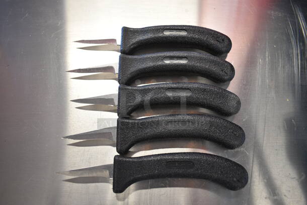 5 SHARPENED Stainless Steel Poultry Knives. 7.5