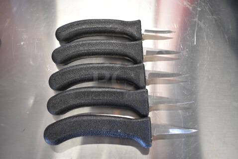 5 SHARPENED Stainless Steel Poultry Knives. 7.5". 5 Times Your Bid!
