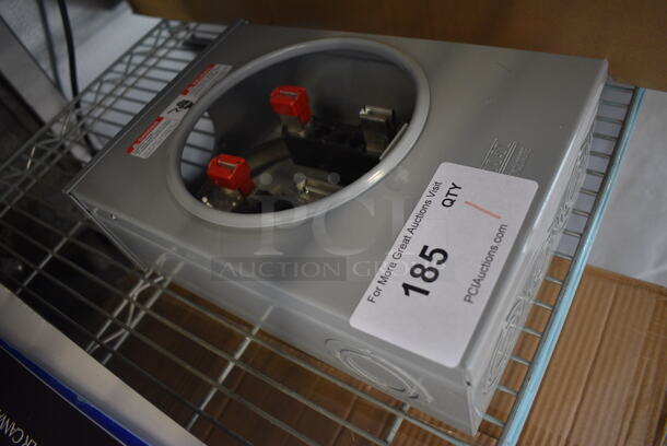 BRAND NEW! Murray UAT1 Gray Metal Meter Socket. 8x4x12 - Image 2 of 6
