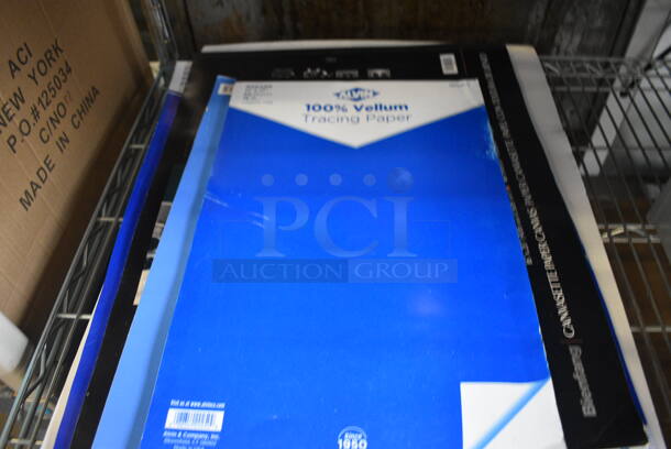 ALL ONE MONEY! Lot of Various Booklets of Paper Including Tracing Paper and Watercolor Paper! - Image 3 of 5