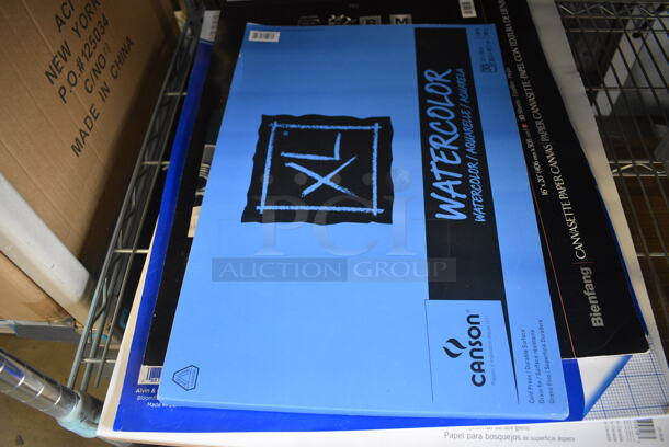 ALL ONE MONEY! Lot of Various Booklets of Paper Including Tracing Paper and Watercolor Paper! - Image 4 of 5