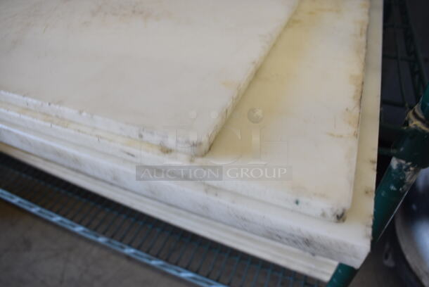 3 Various White Cutting Boards. Includes 20x28x0.5. 3 Times Your Bid! - Image 3 of 3
