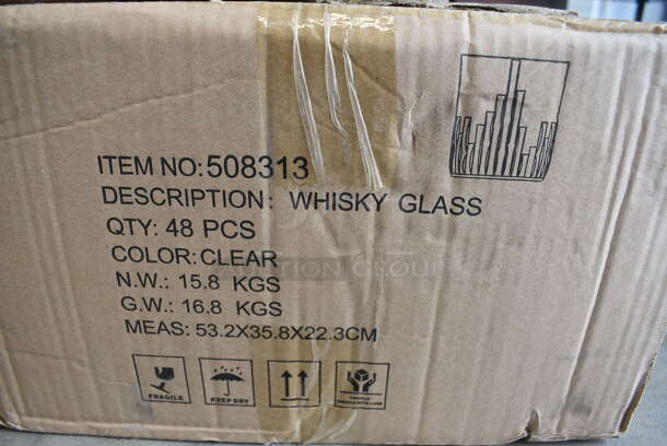 48 BRAND NEW IN BOX! Europeware Whiskey Glasses. 3.5x3.5x3.5. 48 Times Your Bid! - Image 5 of 5