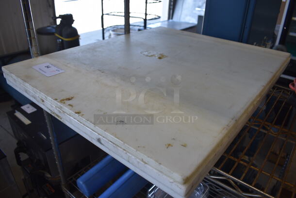 3 White Cutting Boards. 24x30x0.5. 3 Times Your Bid! - Image 2 of 3