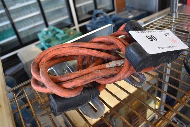 ALL ONE MONEY! Lot of Extension Cord and Piece of Metal! - Image 2 of 3