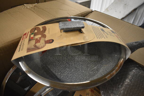 6 BRAND NEW IN BOX! AM Professional Skillets w/ Lids. 18x11x3. 6 Times Your Bid! - Image 2 of 4