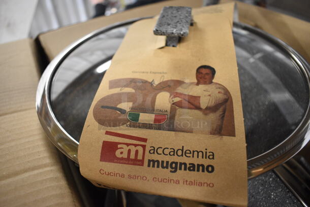 6 BRAND NEW IN BOX! AM Professional Skillets w/ Lids. 18x11x3. 6 Times Your Bid! - Image 3 of 4