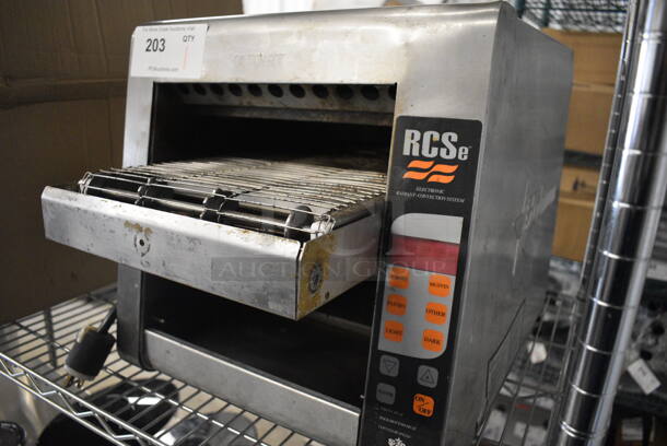 NICE! Star Holman Model RCSE-2-1200BK Stainless Steel Commercial Countertop Electric Powered Conveyor Toaster Oven. 208 Volts, 1 Phase. 14.5x23x15 - Image 5 of 6