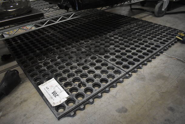 Black Anti Fatigue Floor Mat. 36x36x1