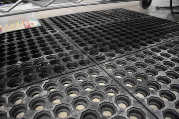 Black Anti Fatigue Floor Mat. 36x36x1 - Image 2 of 2