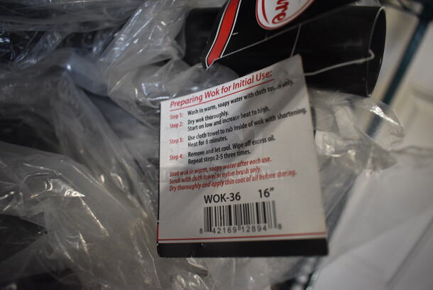 4 BRAND NEW! Winco Model WOK-36 Metal Woks. 22x16x5. 4 Times Your Bid! - Image 3 of 3