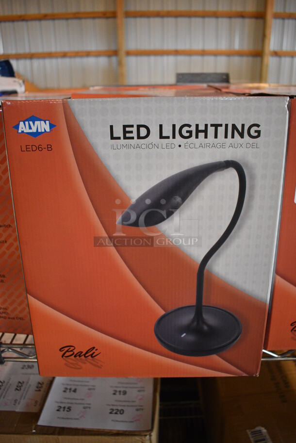 3 BRAND NEW IN BOX! Alvin Model LED6-B Countertop LED Lighting Lamps. 7x7x14. 3 Times Your Bid! - Image 4 of 5