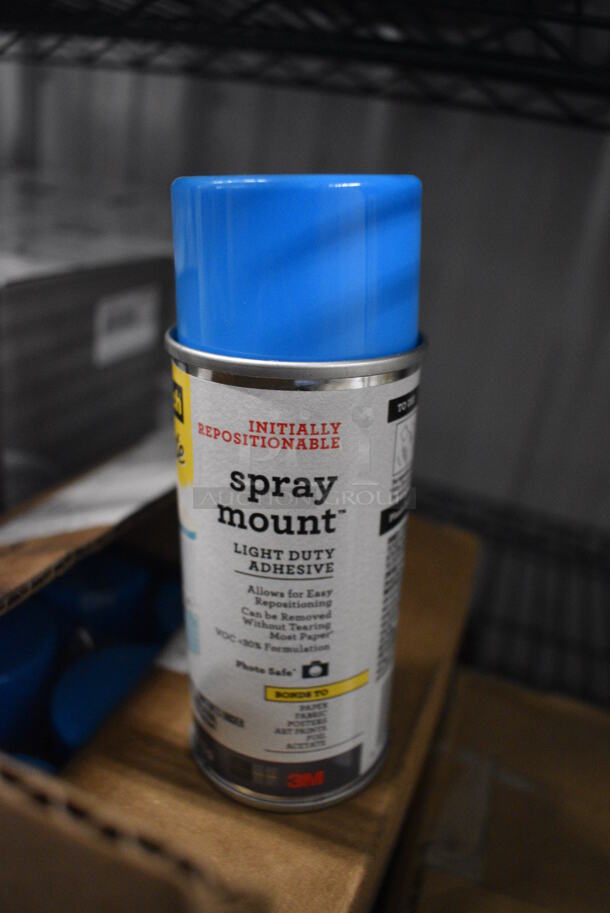 12 BRAND NEW IN BOX! Scotch Spray Mount Light Duty Adhesive Bottles. 2x2x5.5. 12 Times Your Bid! - Image 2 of 3