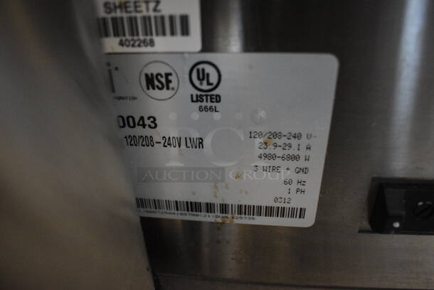 NICE! 2012 Bunn Model DUAL SH DBC Stainless Steel Commercial Countertop Dual Coffee Machine w/ 2 Bunn Model SH SERVER Satellite Servers and 2 Metal Brew Baskets. 120/208-240 Volts, 1 Phase. 18x24x36. Tested and Working! - Image 5 of 5