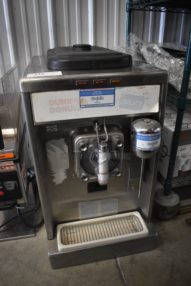 BEAUTIFUL! Taylor Model 340D-27 Stainless Steel Commercial Countertop Single Flavor Frozen Beverage Machine w/ Drink Mixer. 208-240 Volts. 18x28x32 - Image 3 of 7