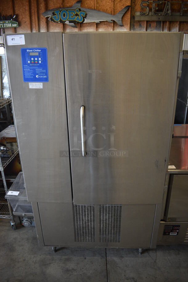 BEAUTIFUL! 2014 Randell Model BC-18 Stainless Steel Commercial Floor Style Blast Chiller. 115/230 Volts, 1 Phase. 40x35x72