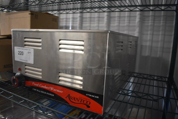 NICE! Avantco Model 177W50CKR Stainless Steel Commercial Countertop Food Warmer. 120 Volts, 1 Phase. 14.5x23x9. Tested and Working! - Image 4 of 7