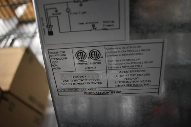 NICE! Avantco Model 177W50CKR Stainless Steel Commercial Countertop Food Warmer. 120 Volts, 1 Phase. 14.5x23x9. Tested and Working! - Image 5 of 7