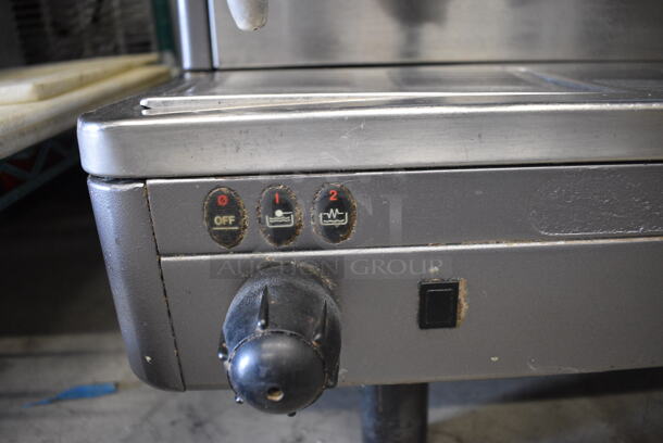 SWEET! Stainless Steel Commercial Countertop 2 Group Espresso Machine w/ 2 Portafilters and 2 Steam Wands. 22x22x22 - Image 4 of 9