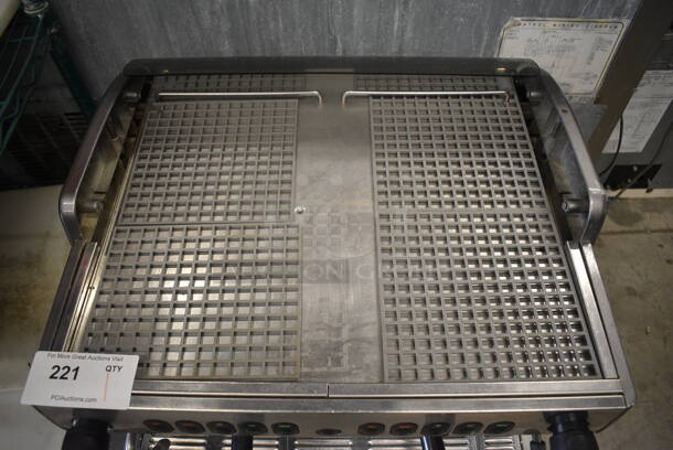 SWEET! Stainless Steel Commercial Countertop 2 Group Espresso Machine w/ 2 Portafilters and 2 Steam Wands. 22x22x22 - Image 6 of 9