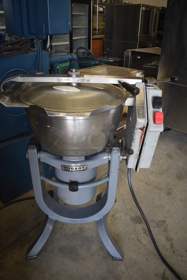 FANTASTIC! Hobart Model HCM-450 Metal Commercial Floor Style Horizontal Cutter Mixer. 200/460 Volts, 3 Phase. 31x24x41