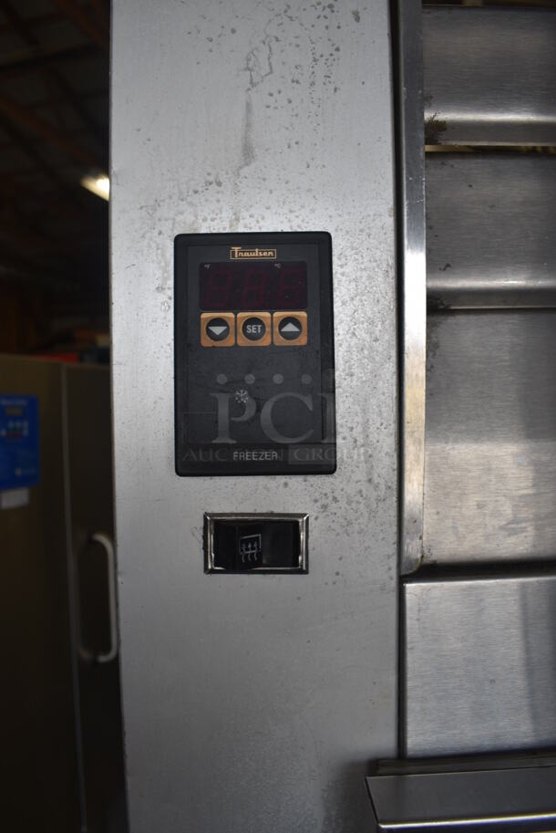 NICE! Traulsen Model G12001 Stainless Steel Commercial 2 Half Size Door Reach In Freezer. 115 Volts, 1 Phase. 30x35x78. Tested and Powers On But Does Not Get Cold - Image 3 of 7