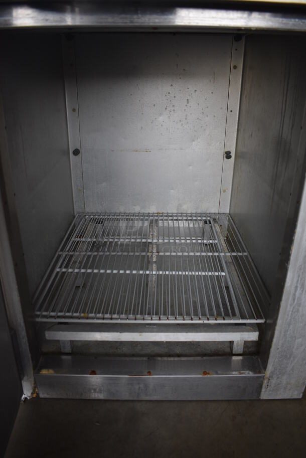 NICE! Traulsen Model G12001 Stainless Steel Commercial 2 Half Size Door Reach In Freezer. 115 Volts, 1 Phase. 30x35x78. Tested and Powers On But Does Not Get Cold - Image 7 of 7