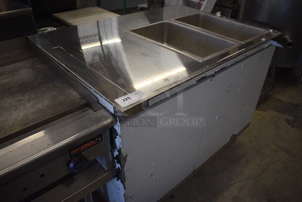 GREAT! CustomCool Stainless Steel Commercial Refrigerated 2 Well Serving Station. 48x34.5x36. Cannot Test - Unit Was Previously Hardwired - Image 4 of 8