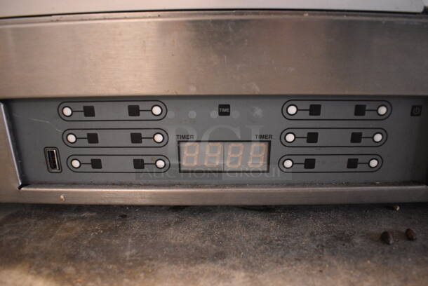 NICE! Vendo Model HFD000006 Stainless Steel Commercial Countertop heated Display Case Merchandiser w/ Metal Shelves. 115 Volts, 1 Phase. 35x20x27.5. Tested and Working! - Image 7 of 8