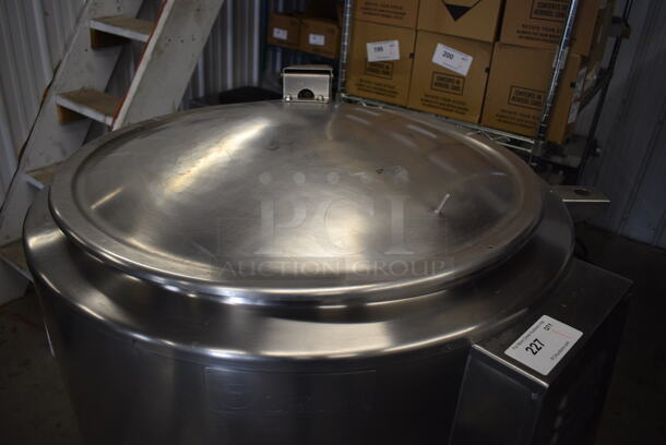 STUNNING! Groen Model AH/1-60 Stainless Steel Commercial Natural Gas Powered Floor Style 60 Gallon Steam Kettle. 145,000 BTU. 40x40x54 - Image 2 of 12