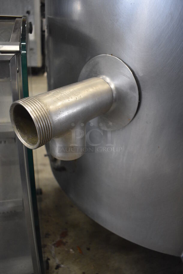 STUNNING! Groen Model AH/1-60 Stainless Steel Commercial Natural Gas Powered Floor Style 60 Gallon Steam Kettle. 145,000 BTU. 40x40x54 - Image 5 of 12