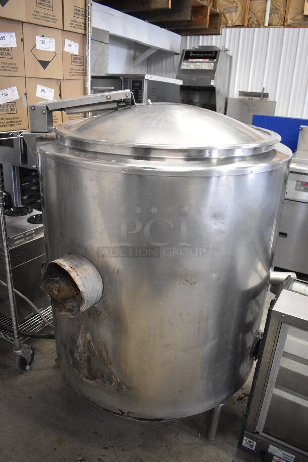 STUNNING! Groen Model AH/1-60 Stainless Steel Commercial Natural Gas Powered Floor Style 60 Gallon Steam Kettle. 145,000 BTU. 40x40x54 - Image 10 of 12