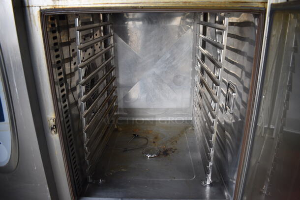 2 GORGEOUS! Rational Stainless Steel Commercial Combitherm Self Cooking Center Convection Ovens on Commercial Casters. Top Model: SCC WE 62. Bottom Model: SCC WE 102. 208/480 Volts, 3 Phase. 42x40x74 2 Times Your Bid! - Image 6 of 12